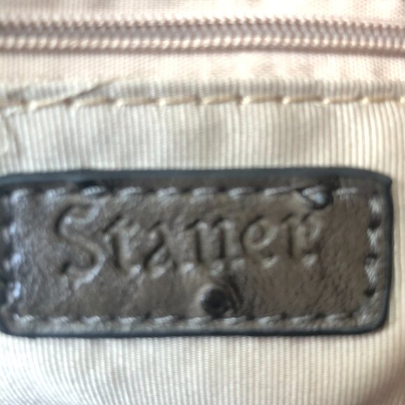 Rare Stauer Embossed Ostrich leather Handbag, New, Never Worn - Picture 4 of 8